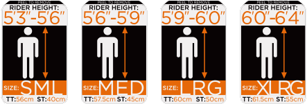 raleigh bike size guide