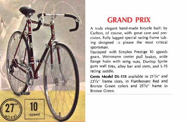 vintage raleigh grand prix road bike